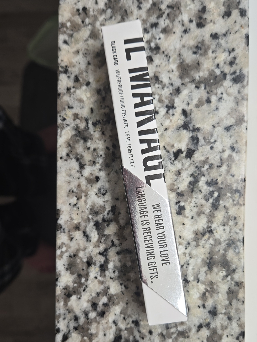 IL Makiage Waterproof Liquid Eyeliner - Black with White & Silver Packaging